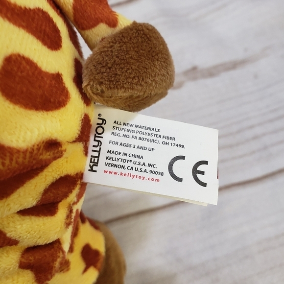 Kellytoy Original Baby Giraffe Plush Stuffed Animal 12 Inch 2013 With Tag - Picture 8 of 11